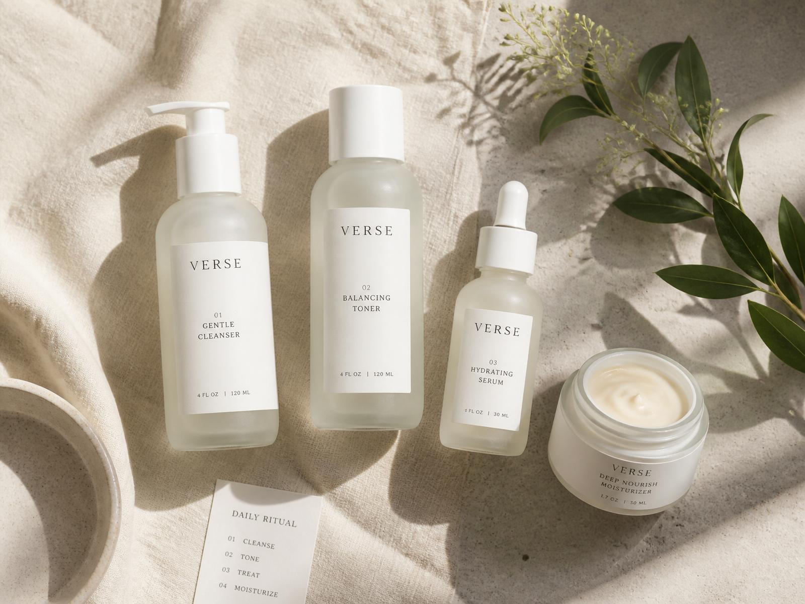 Daily skincare routine